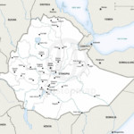 Map of Ethiopia political