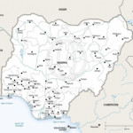 Map of Nigeria political