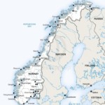 Map of Norway political