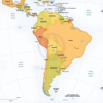 Map of South America continent political