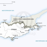 Map of Cyprus political