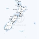 Map of New Zealand political