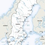 Map of Sweden political