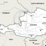 Map of Austria political