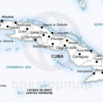 Map of Cuba political