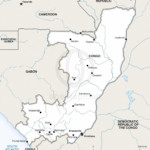 Map of Congo political