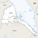 Map of Eritrea political
