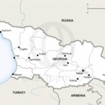 Map of Georgia political