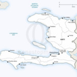 Map of Haiti political