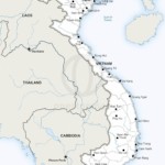 Vector map of Vietnam political