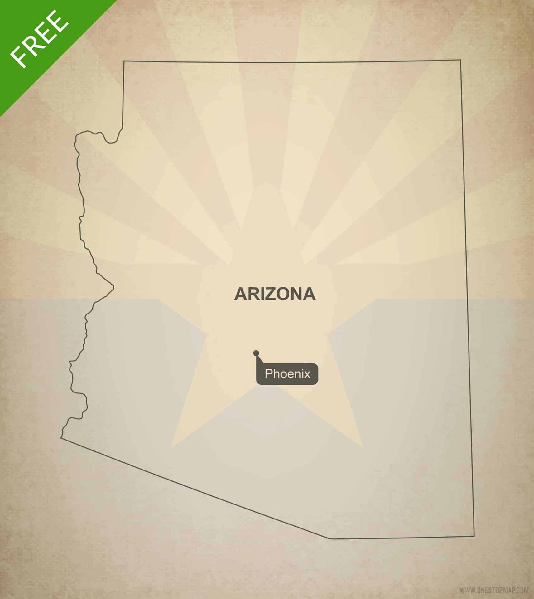 Arizona Map Outline