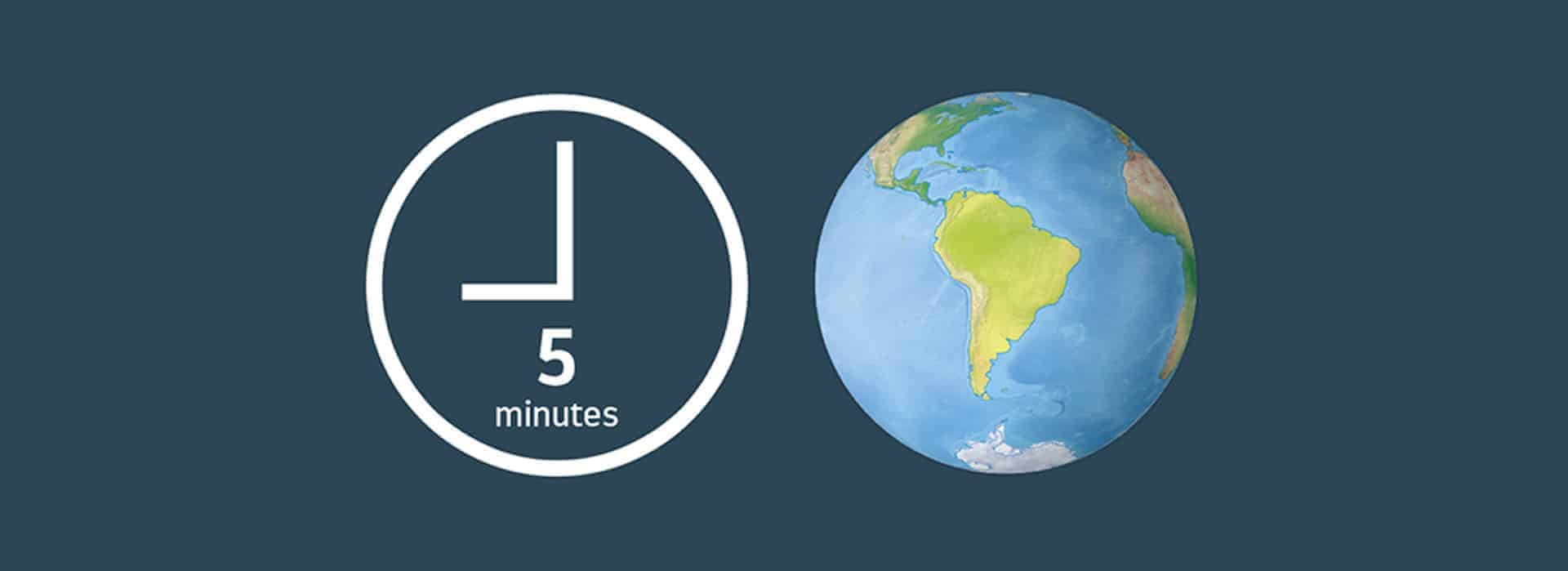Infographic - A perfect globe for your design in just 5 minutes