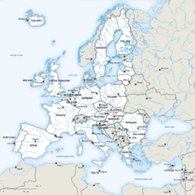 European Union political map (pre-Brexit)